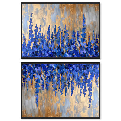 Lilac Wreckage I Set Canvas Contemporary Art by Art Remedy