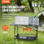 Rectangular Metal Folding Outdoor Camping Table , 115.1cm cm W 55.1cm cm D