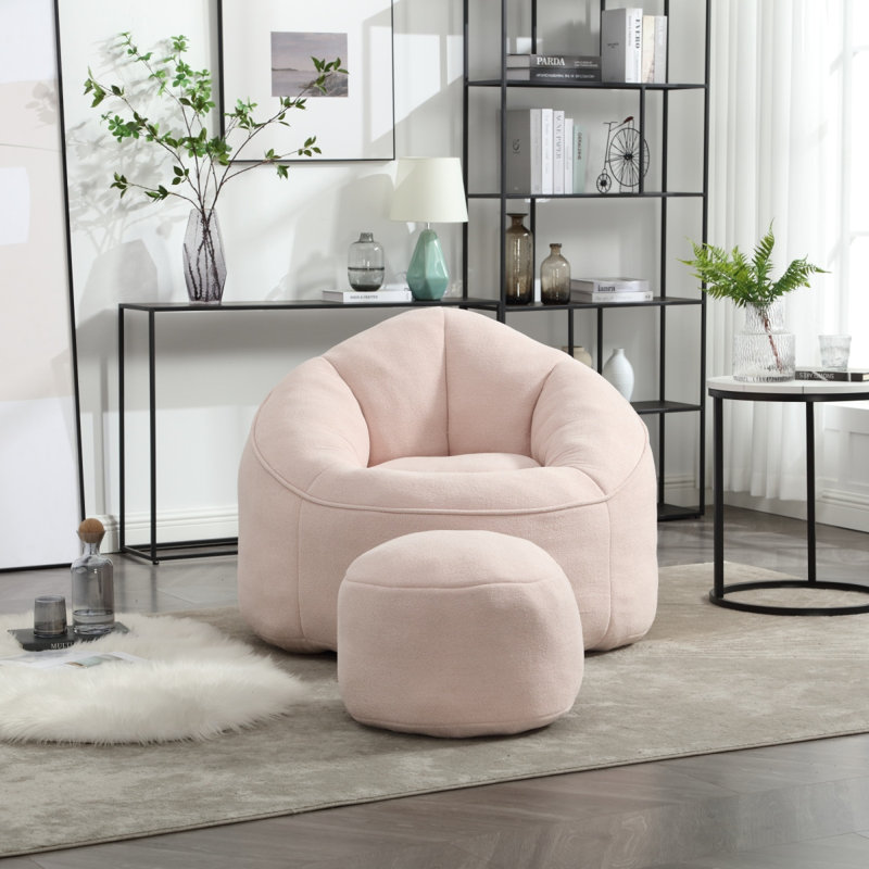 Fauteuil à billes Bedding, Rose