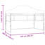 Vidaxl Foldable Party Tent Pop-Up With 4 Sidewalls Patio Gazebo Canopy Shelter-125169053-125169062-125169069