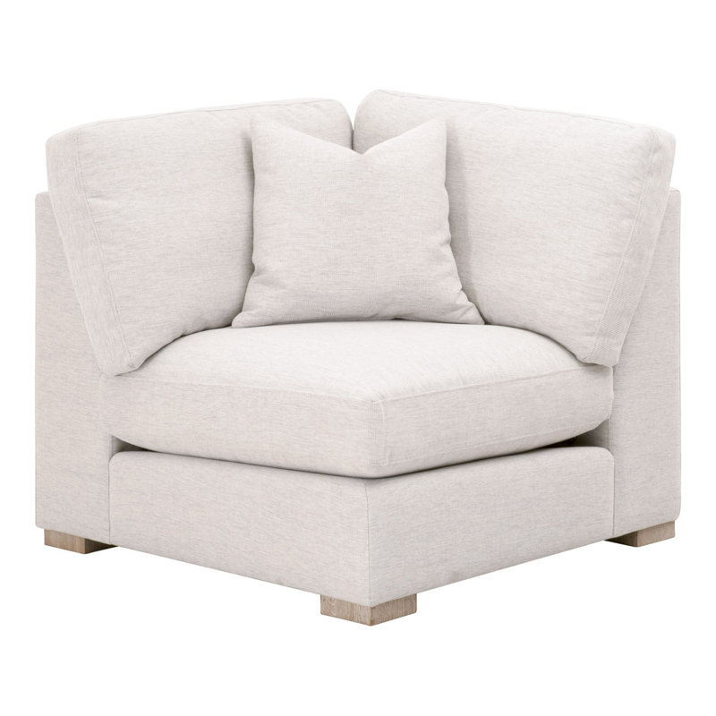 Chaise de coin modulaire rembourrée Clara