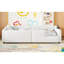Lit plateforme tapissier avec garde-corps et station de charge-2130780971