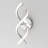 Valiere Aluminum LED Armed Sconce