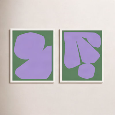 Element 2-Piece Print Set by Michael Kempen