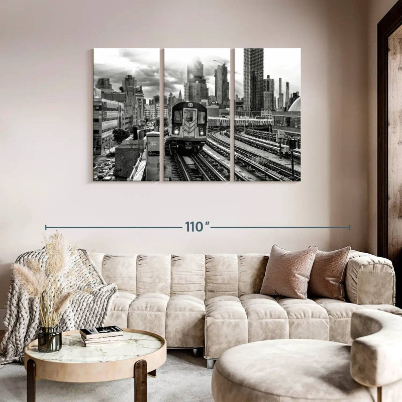 Mehar Line 7 Subway, 48" H x 74" W