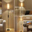 155 CM LED Floor Lamp With Bulb, Reading Lamp With Remote Control, Standing Light For Bedroom-1141654725