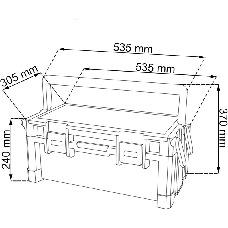 Keter Cantilever 237785 Tool Box 22'