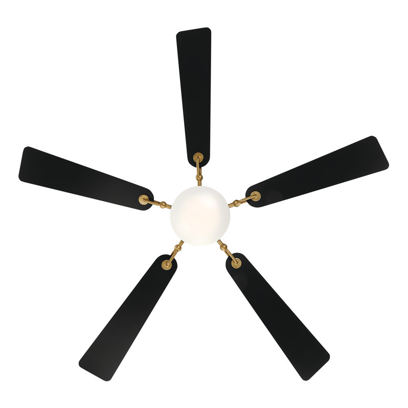 Ventilateur de plafond intelligent à DEL 5CCT Cadena, Charbon, Laiton