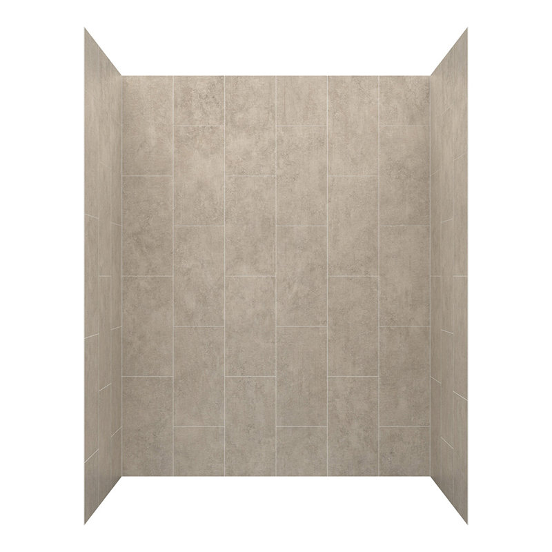 Shale 60" x 32" x 78" Five Panel Alcove Shower Wall Kit