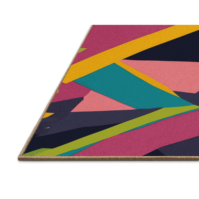 Glitch Mirage Rug, Round 4'