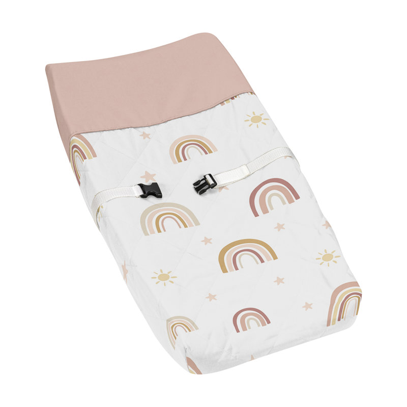 Boho Rainbow Changing Pad Cover