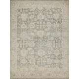 Verano Hand-knotted New Zealand Wool, Graphite/Fog Area Rug