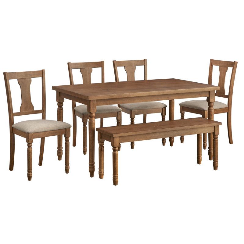Burntwood 6 Piece Dining Set
