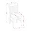 Ensemble de meubles de salle à manger 7 pièces comprenant une table de cuisine ovale avec rallonge papillon et 6 chaises rembourrées en tissu de lin, 42 x 60 pouces, chêne-124279155-109975861