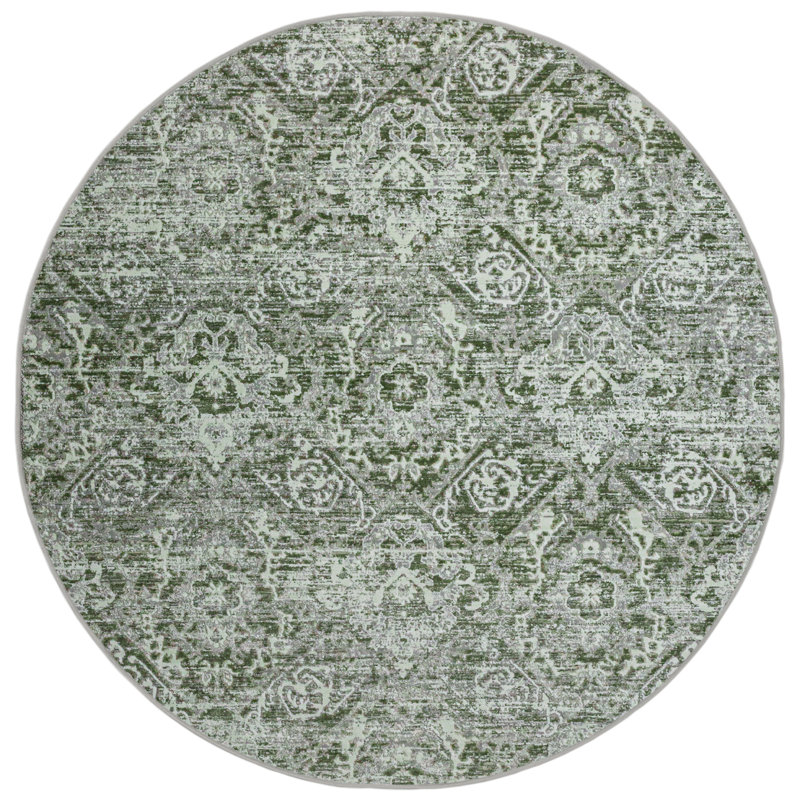 Tapis vert Aidy 1244, Rond 7 pi 10 po