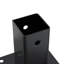 VidaXL Anthracite Powder Coated Steel Mounting Hardware