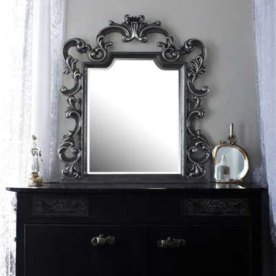 Miroir, finition gris anthracite