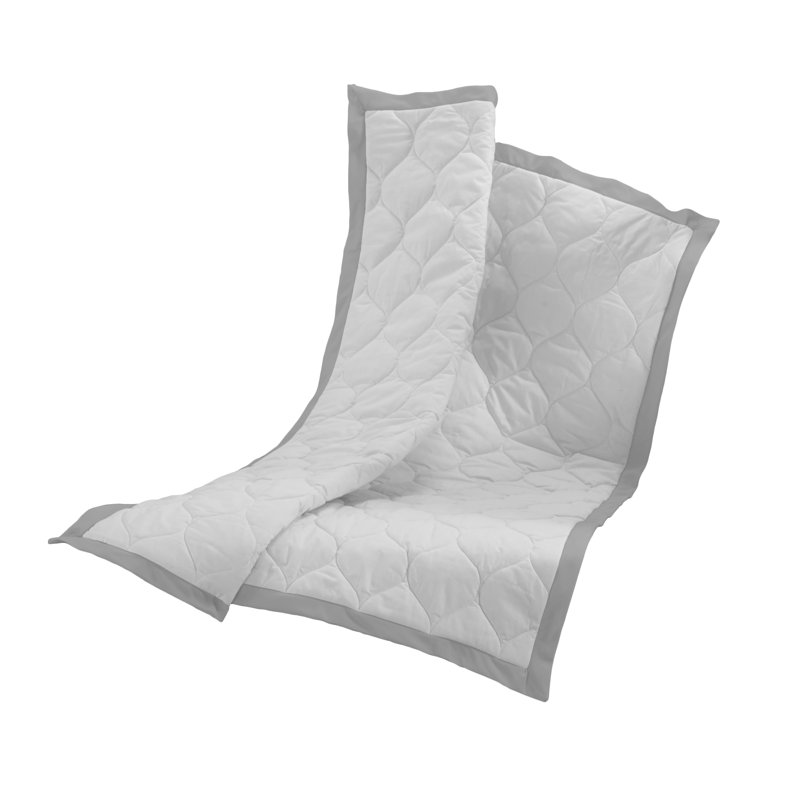 Jupe de lit de bébé comforter, Gris