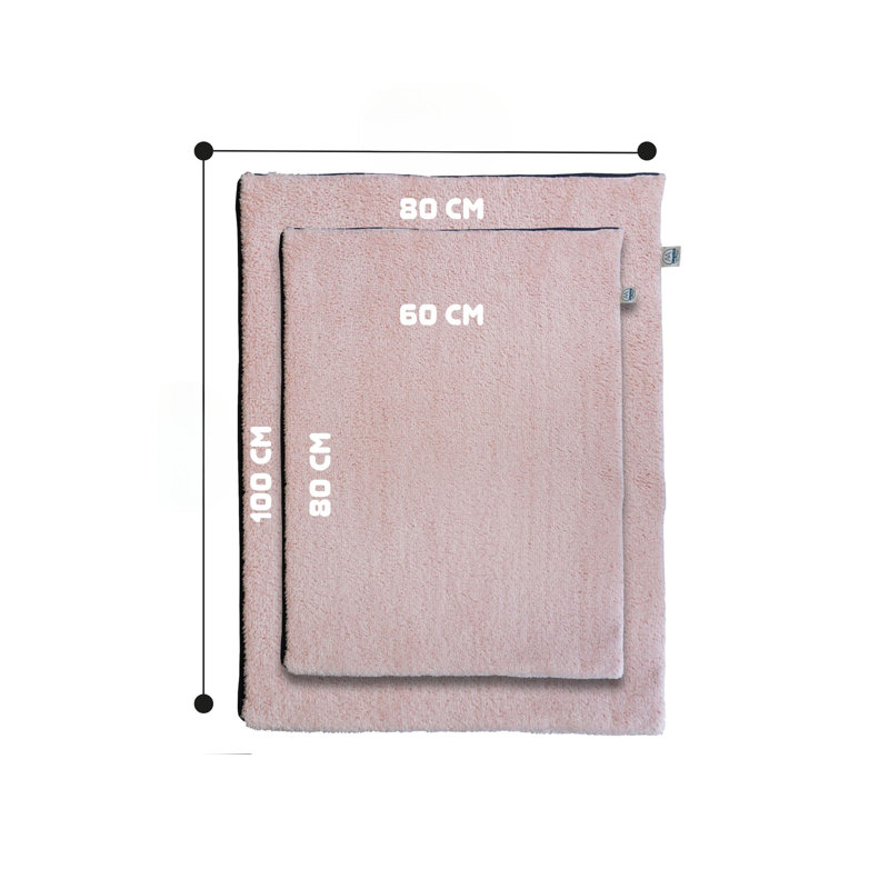 Lit pour animal de compagnie, Rose, L 31,5 po x l 23,6 po