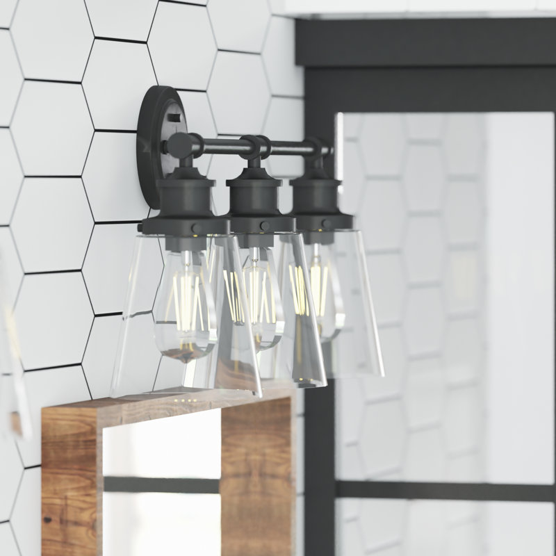 Luminaire pour meuble-lavabo Helenah, Trois lumières