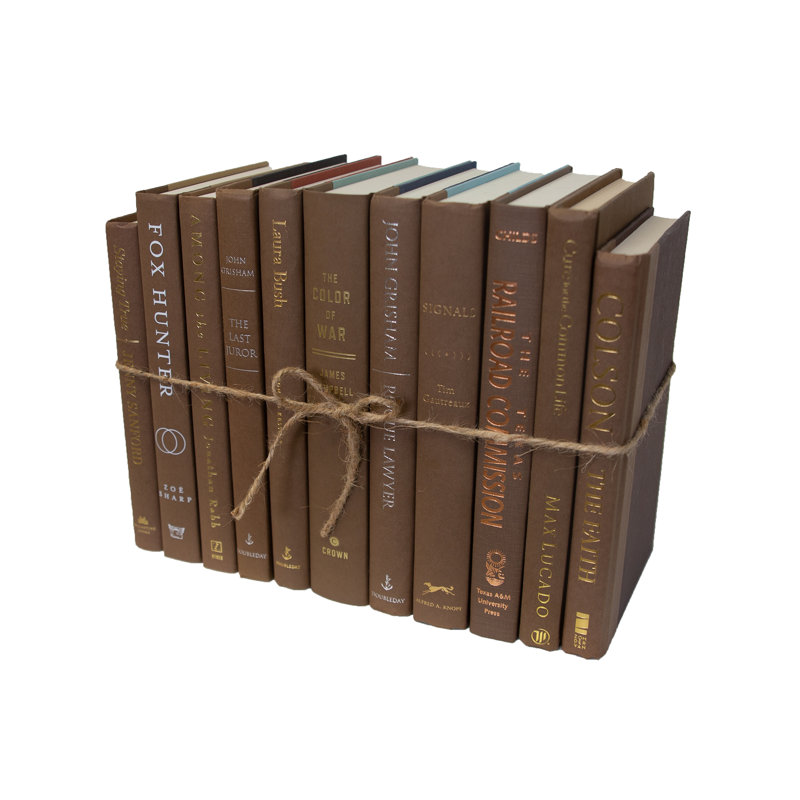 Livres décoratifs - Livres de La Havane - Livres bruns au pied
