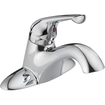 Centerset Bathroom Faucet with Drain Assembly