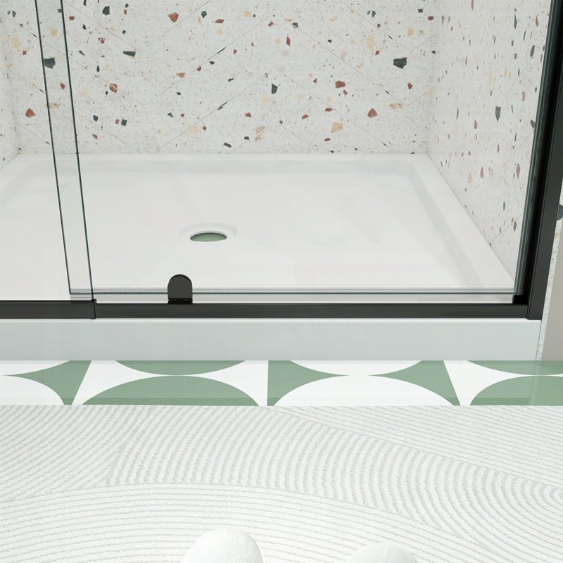 Porte de douche en verre 44-48 "x H 71" Piovt