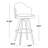 Fixed-Height Barstool