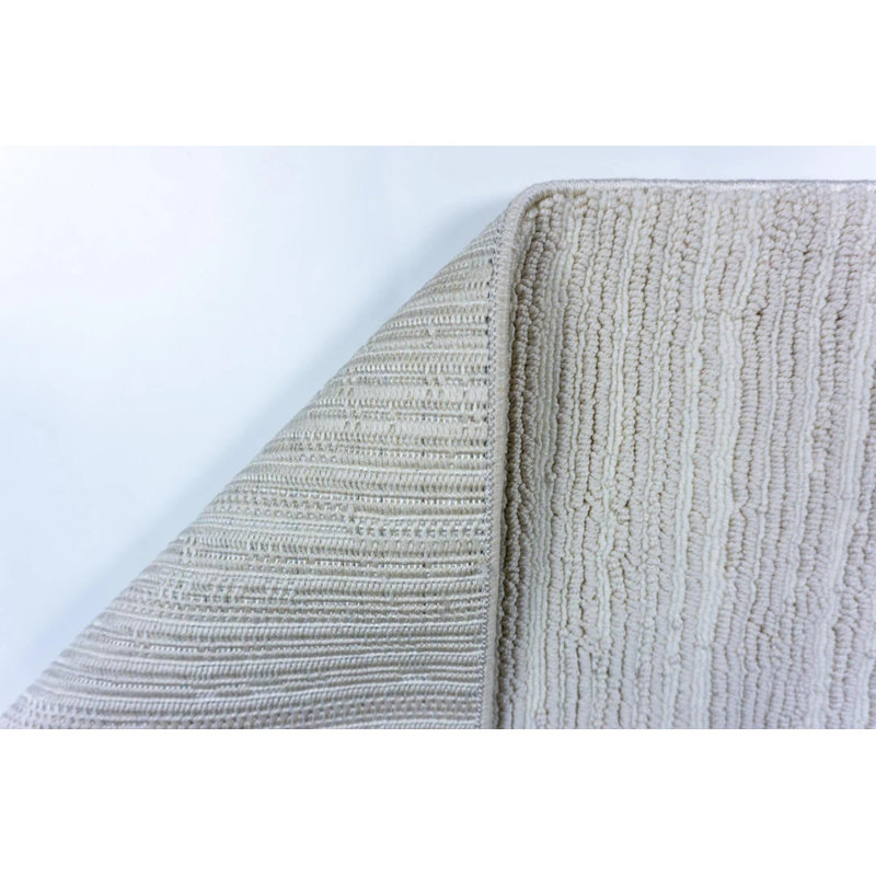 Tammi Beige Curly Soft Anti-Allergic Carpet, Square 3'4"