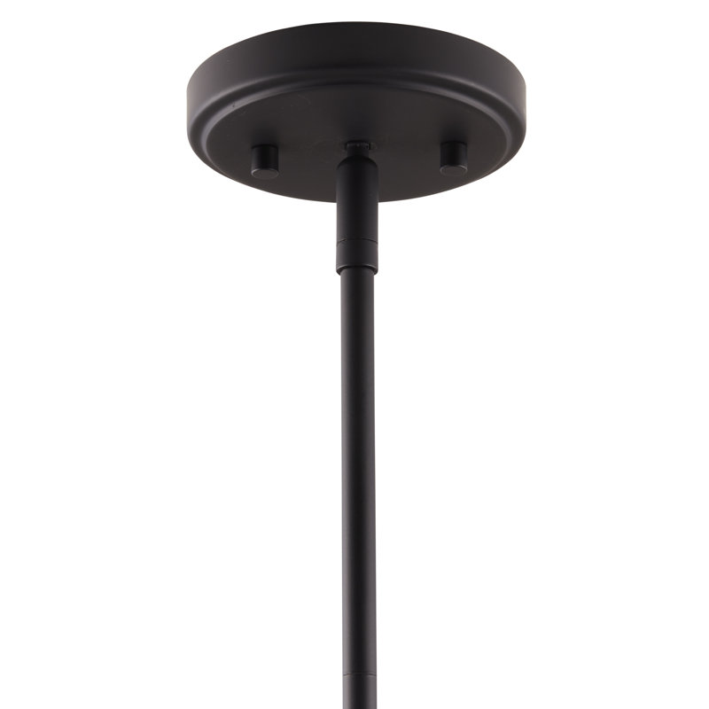 Luminaire suspendu géométrique 1 lumière Gwendel, Noir