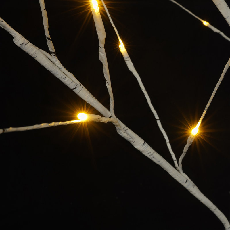 Christmas Tree with Warm Lighted