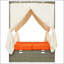 Adjustable Sun Bed With Curtain,High Comfort,With 3 Colours-1279007419