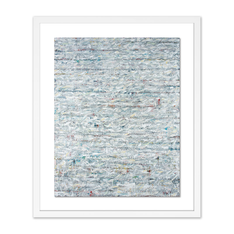 «Deconstructing the Myth # 2» par Brad Ellis - reproduction d'art encadrée, Blanc, H 24 po x l 20 po x P 1,5 po
