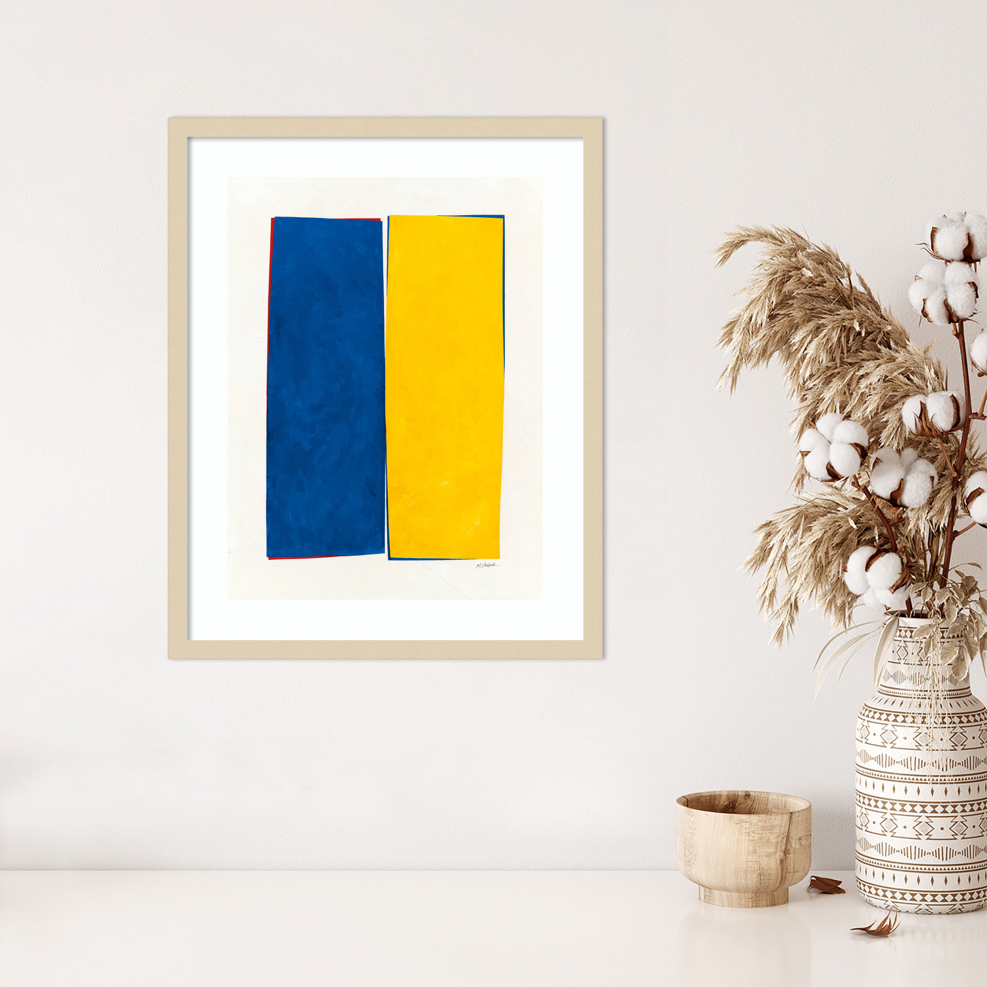 Monolithic I Wood Framed Wall Art Print, 25" H x 20" W, Brown Framed