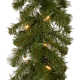 The Holiday Aisle® 9ft. North Valley Spruce Garland with Dual Color LED Lights