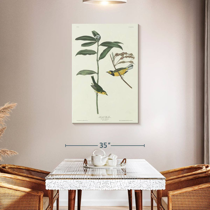 Keiri Hooded Warbler, 24" H x 16" W
