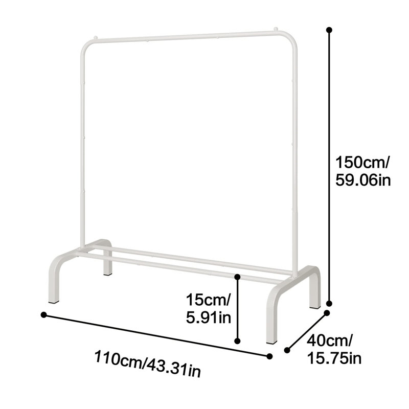 Allina 110cm Clothing Rack