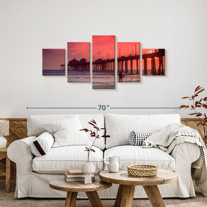 Huntington Aydden Sunset, H 24 po x l 55 po