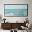 «Coastal Beach Serene Coastal Seascape Gentle Waves», reproduction sur toile-96074575-111664974