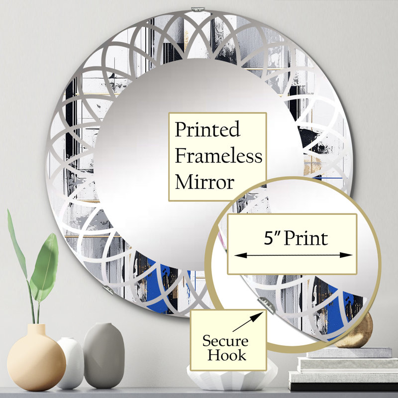 Miroir mural Haveford, 24 po x 24 po