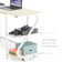 Lantz L-Shaped Metal Base Computer Desk