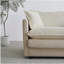 Canapé modulaire modulaire pour le salon, canapé modulaire en U convertible 5 places avec 1 repose-pieds, chenille café clair