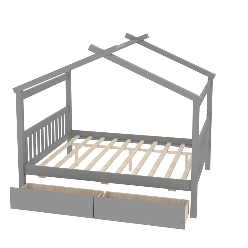 Arvelo Kids Full with Drawers, Gray