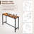 Ireonna Rectangular with Steel Base Dining Table
