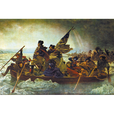 « washington crossing the delaware, reproduction d’art », reproduction d’impression