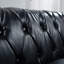 Canapé Chesterfield en cuir profond
