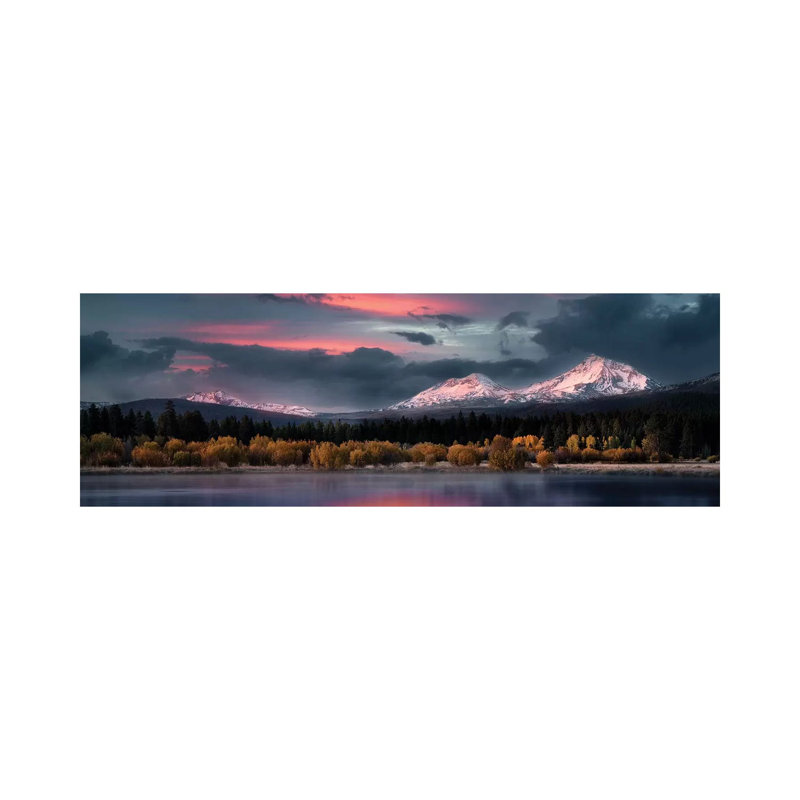 Three Sisters Sunrise by Dennis Frates - Wrapped Canvas Panoramic Print, 152.4 cm H x 50.8 cm W x 3.175 cm D