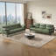 Imelda 83" Faux Leather Square Arm Sofa-339598375