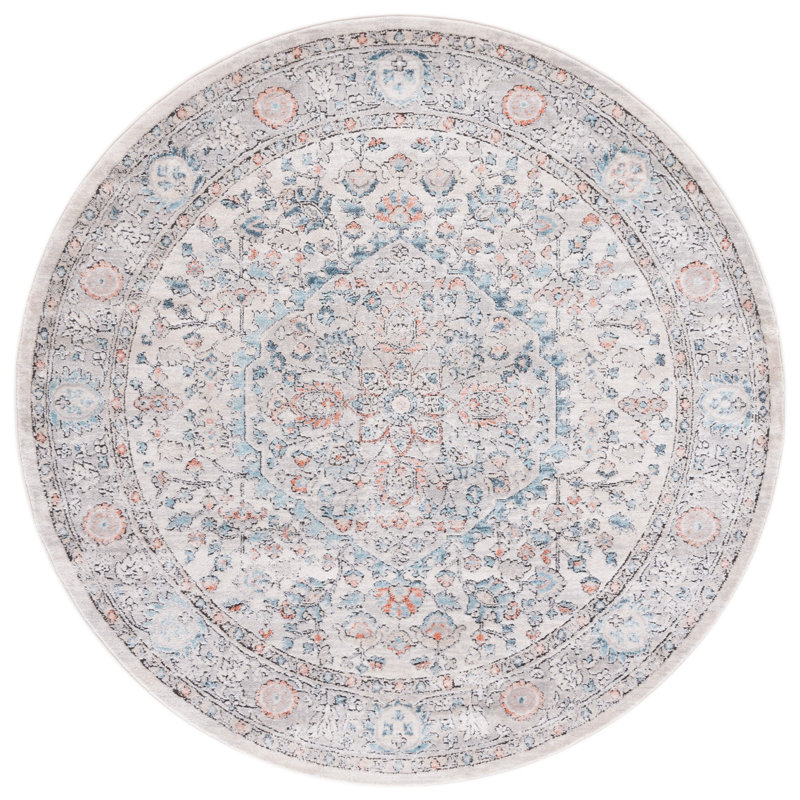 Martha Stewart Performance Oriental Rug, Round 6'7"