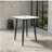 Modern 35.4'' Rounded Square Outdoor Bar Table(Only Including Table)